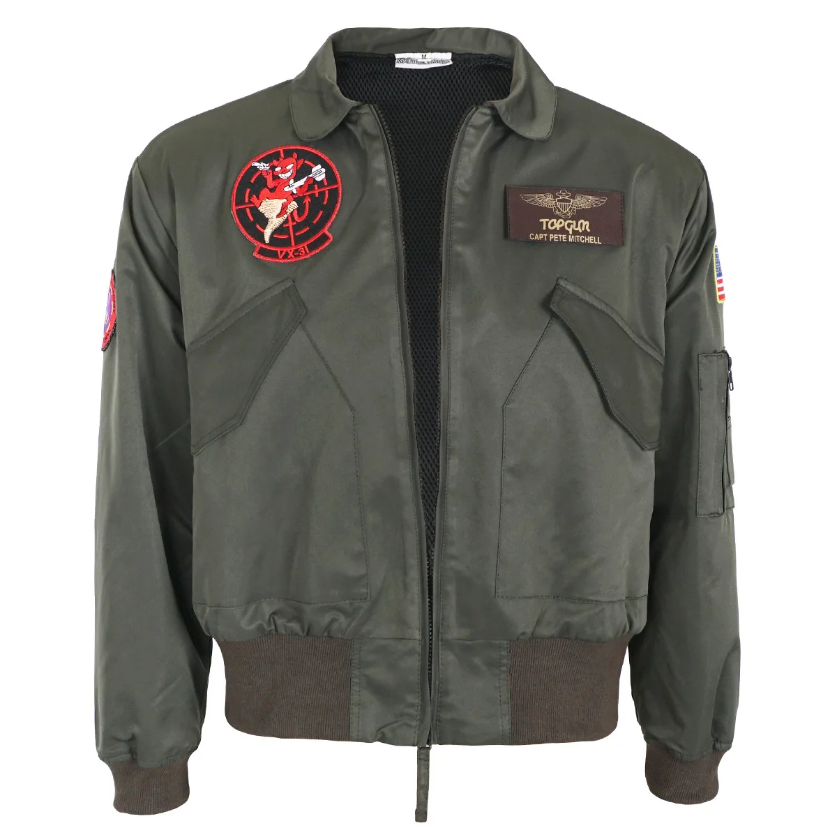 Uomo Donna Giacca Verde Pilota Uniforme Aeronautica Americana Cappotto Aeronautico Stile Militare Costume Cosplay Di Halloween Top Moda Maschile