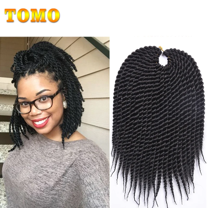 Tomo 14 "18" 22 "22 Radici Sintetiche Senegalese Twist Hair Crochet Trecce Estensioni Dei Capelli All'Uncinetto Ombre Red Braiding