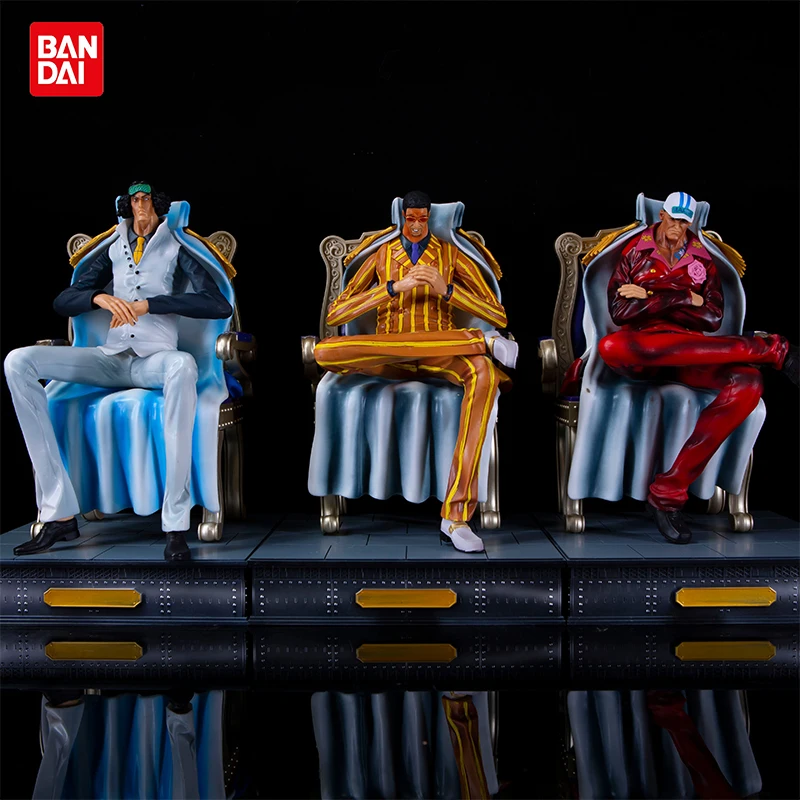 New One Piece Anime Figures Admiral Navy Headquarter Model Sengoku Aokiji Kiabusa Red Dog Action Figures Regali In Pvc Per Bambini