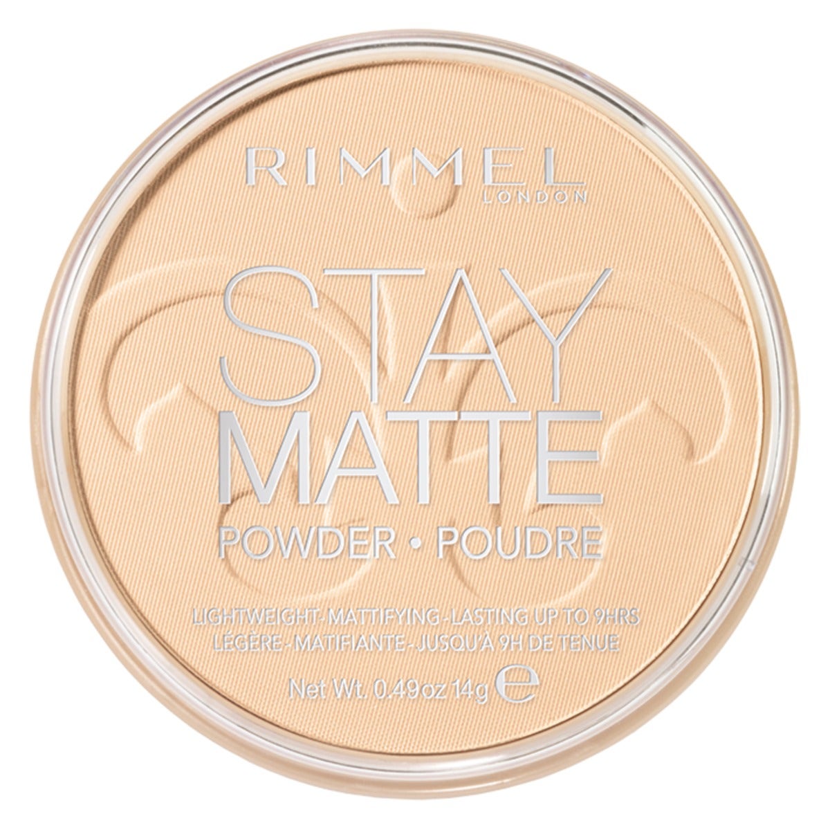 Rimmel Cipria Compatta Stay Matte Tonalità 001 Transparent 14g