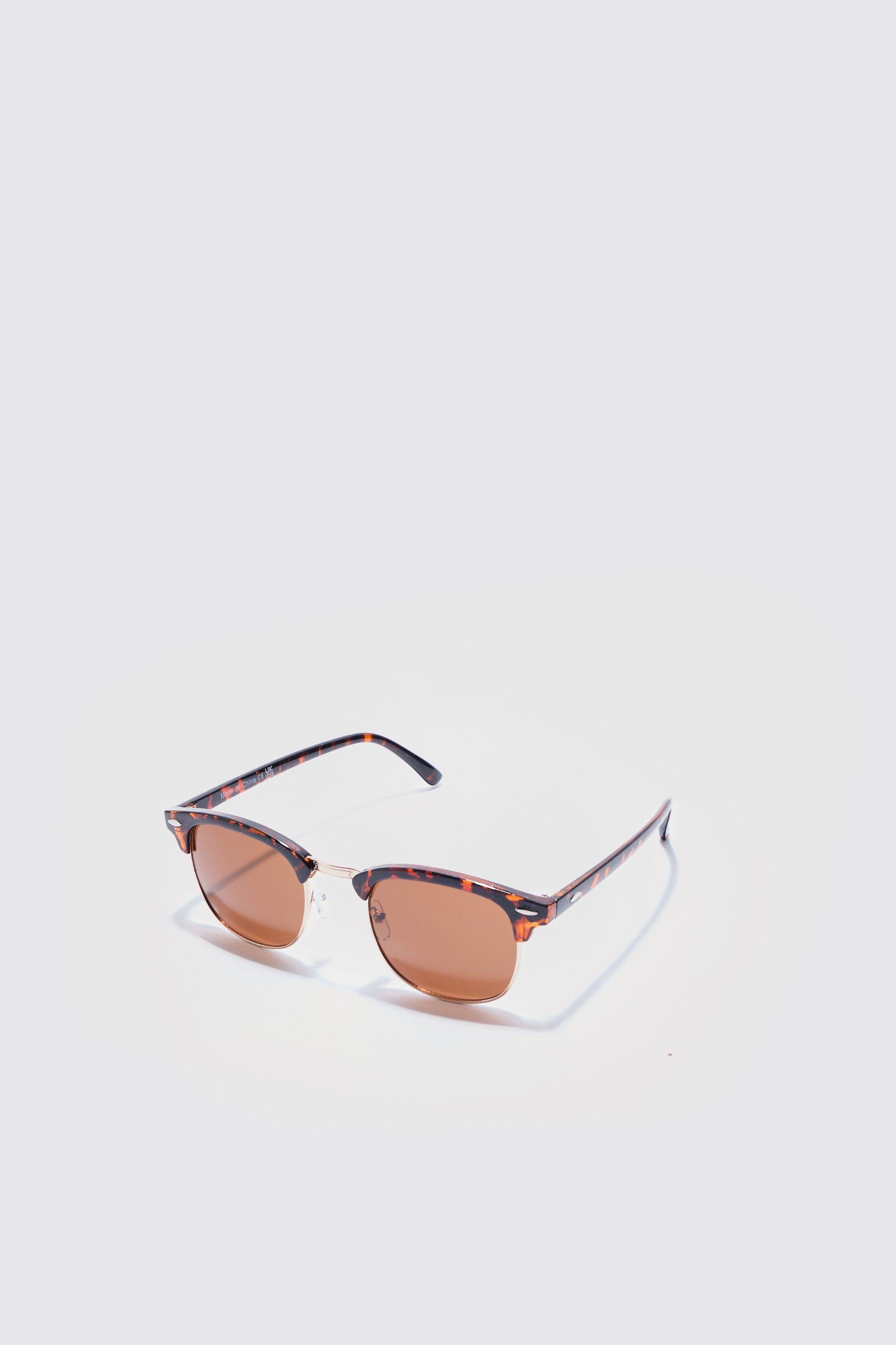 Retro Torte Sunglasses, Brown