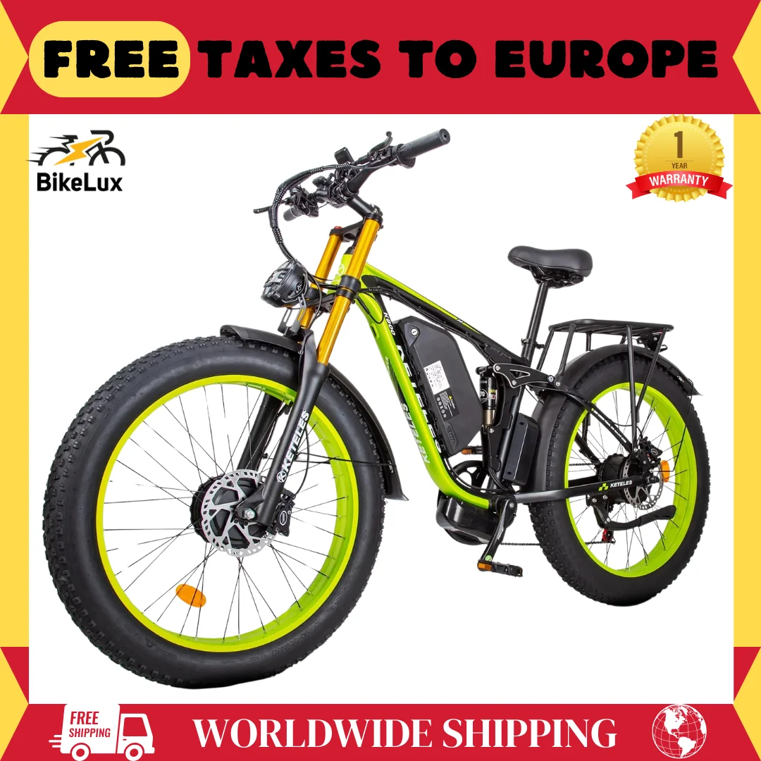 Frein Hydraulique Avec Cabre Arriere Souple, Grande Fourche Avant, 2024 Pro, 2000W, 48V, 23Ah, Moteur Touriste, Nouveauté