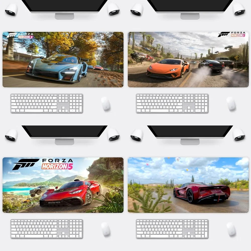 Gioco F-Forza Car H-Horizon 5 Mousepad Office Large Small Mouse Pc Tastiera Da Gioco Per Computer Tappetino Antiscivolo In Gomma Grande