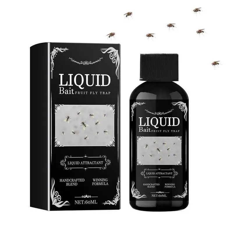 Trappola Per Mosche Di Frutta 60Ml Sostituzione Del Liquido Sicuro Disinfestatore Di Mosche Agente Per Esche Volanti Potente Attrattivo Per Mosche Di 