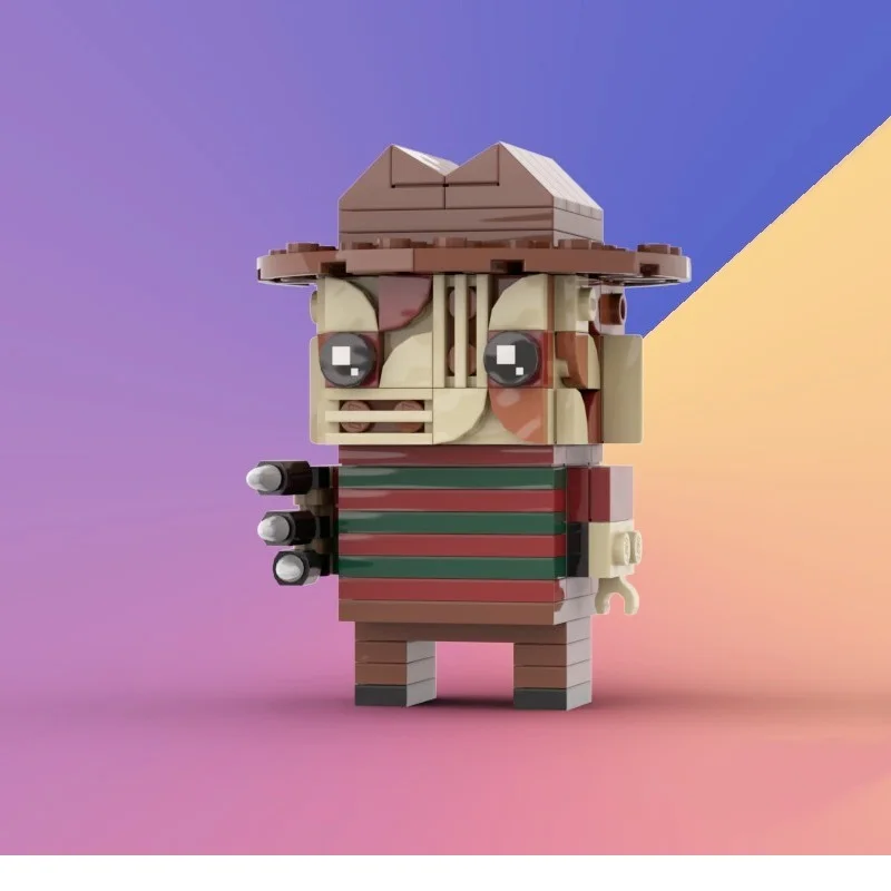 Plastica Abs Freddy Krueger Brickheadz Building Blocks Mini Action Figure Toys
