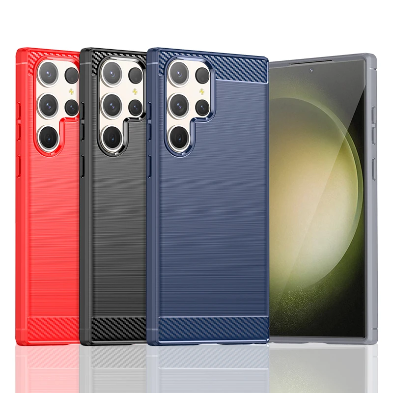 Per Samsung Galaxy S23 Ultra Case Samsung Galaxy S21 S22 S23 Ultra Cover Antiurto Originale Tpu Phone Case Samsung S23 Ultra