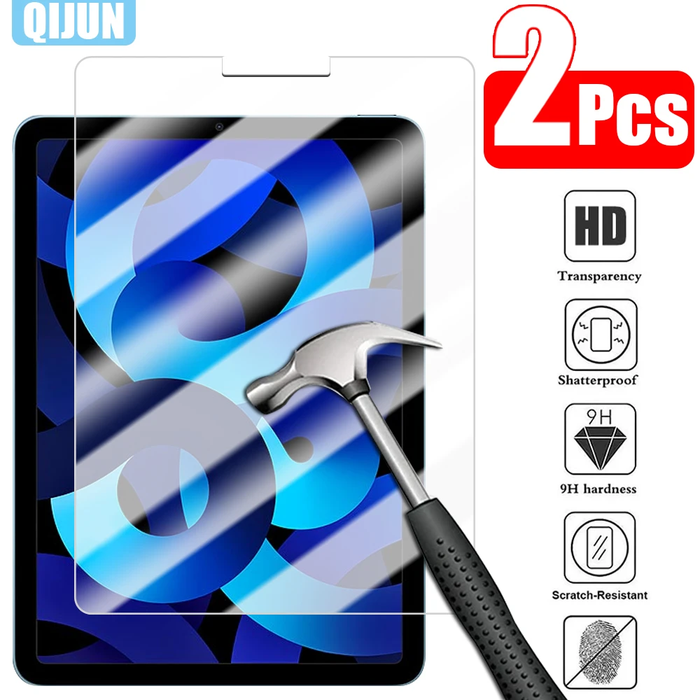 Pellicola In Vetro Temperato Per Tablet Per Apple Ipad Air 5 2022 Air5 Generacion 10.9 "Antideflagrante Antigraffio 2 Pezzi A2588 A2589