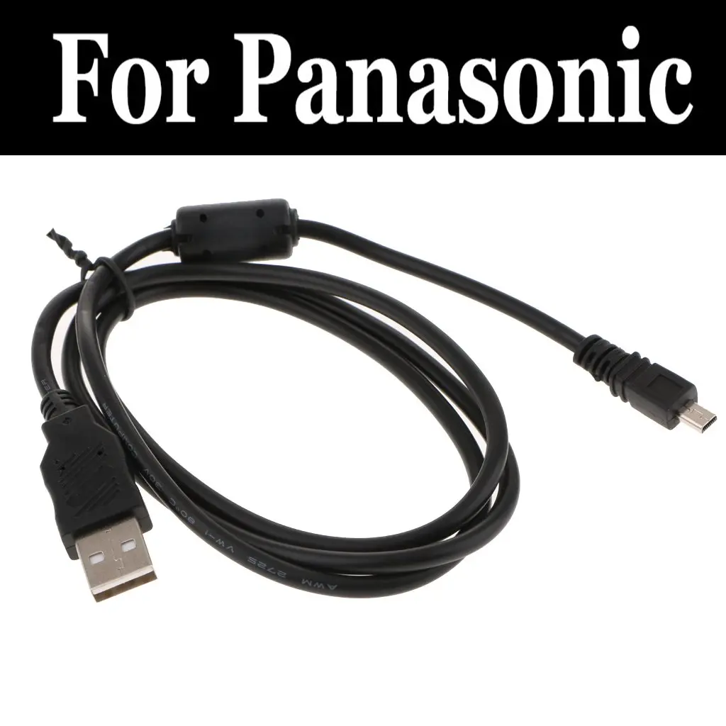 Usb Fast Data Charger Cable Player Fotocamera Digitale Per Auto Per Panasonic Lumix Dmc Tz10 Tz100 Tz18 Tz20 Tz22 Tz25 Tz30 Tz35 Tz40 Tz55