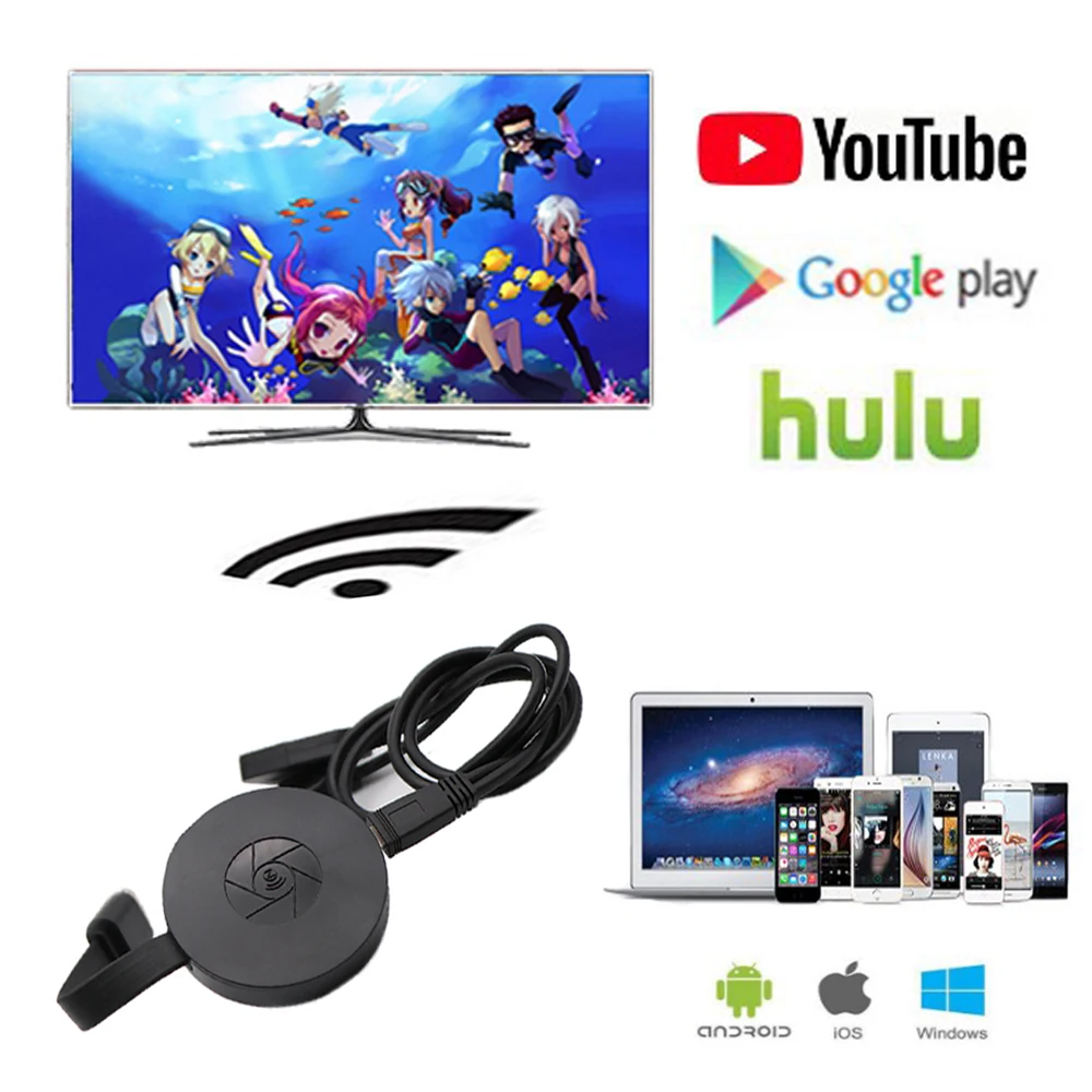 Wifi Display Dongle Youtube Airplay Miracast Tv Stick Per Google Chromecast 2 3 Chrome Crome Cast Cromecast 2