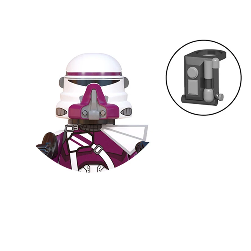 Fase 58/E Fase Ii Clone Troopers Serie Building Blocks Mattoni Mini Figurine Clone Wars Figure Assemblaggio Giocattoli Per Bambini