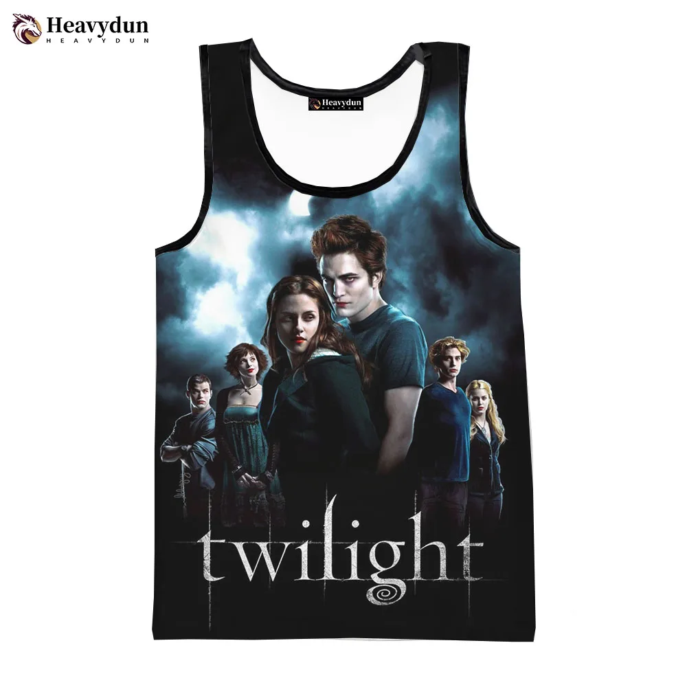 The Twilight Saga 2023 New Fashion Summer Men Canotte Senza Maniche Spring Harajuku Streetwear 3D Printed Top Abbigliamento Uomo