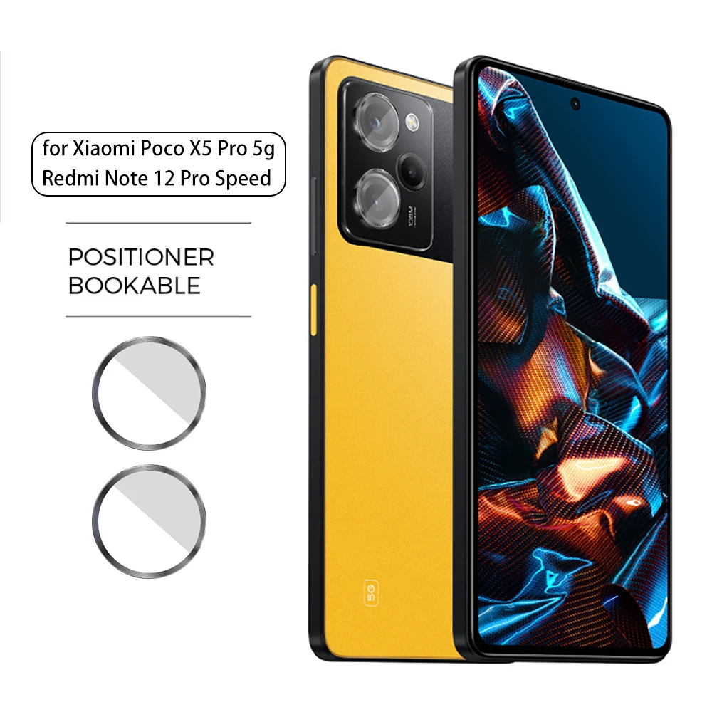 Per Xiaomi Poco X5 Pro 5G Eagle Glasses Head Ring Pofox5Pro Redmi Note 12Pro Speed Anello Per Fotocamera Eagle Eye In Lega Di Alluminio 6.67''