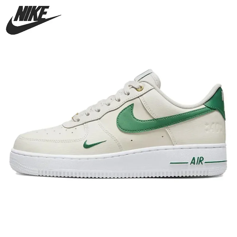 Nike-Air Force 1 Low 07 Chaussures De Skateboard, Cestini Unisexes, Beige, Vert, Pour Hommes Et Femmes