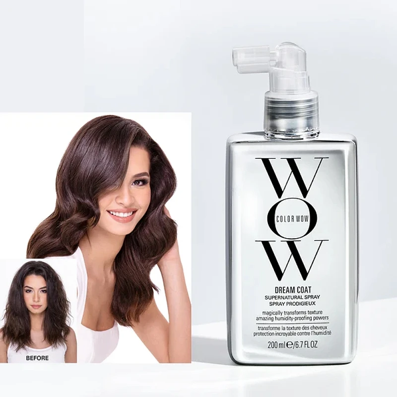 Color Wow Dream Coat Spray Soprannaturale 200Ml Keep Hair Frizz-Free Control Moisture And Smoothes Spray Anti-Crespo