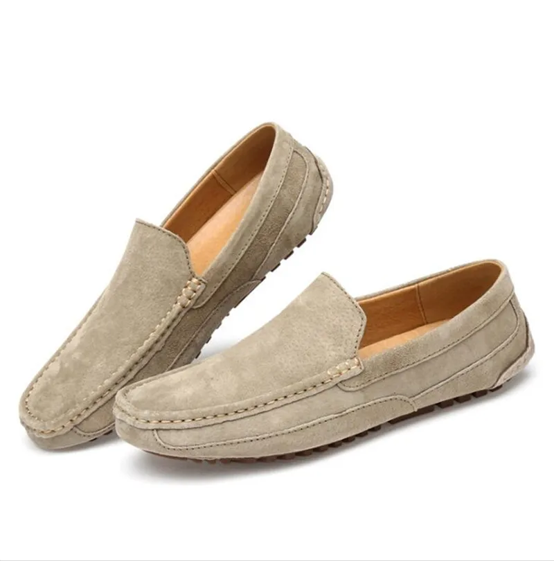 Mocassini Da Uomo In Pelle Scamosciata Di Lusso 2021 Scarpe Casual Da Uomo Scarpe Da Barca Fatte A Mano Da Uomo Slipon Scarpe Da Guida Mocassini Masch