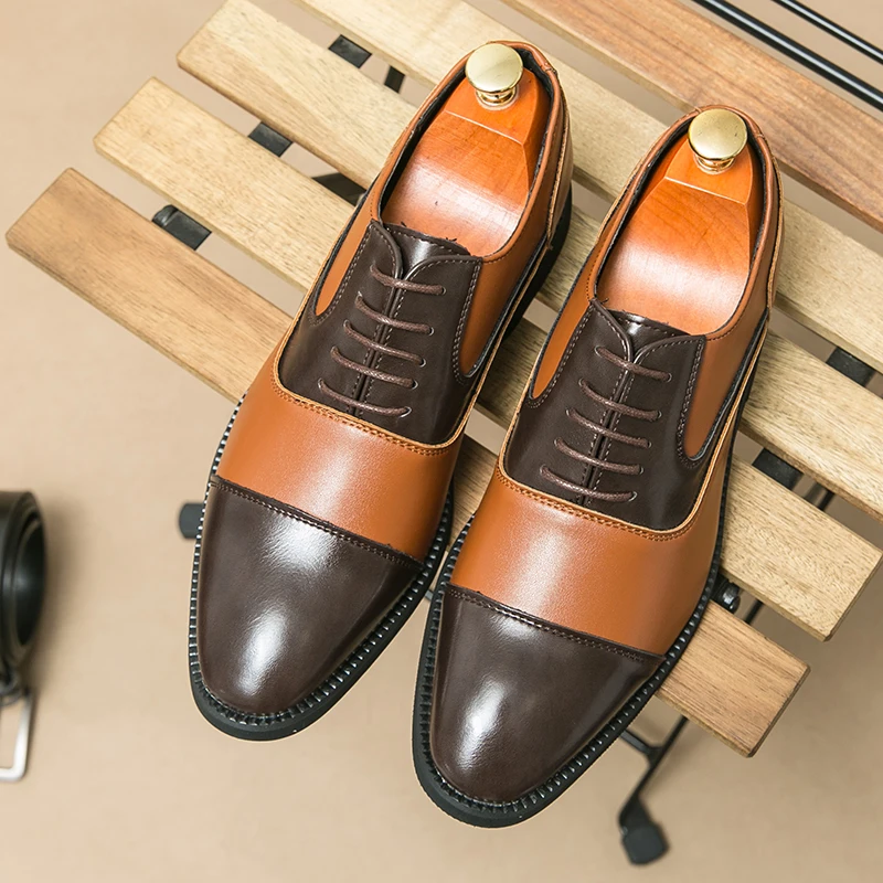 2023Luxury Brand Men Business Dress Shoes Casual Social Shoe Elegance Calzature Da Sposa Maschili Scarpe Da Guida Antiscivolo Spedizione Gratuita