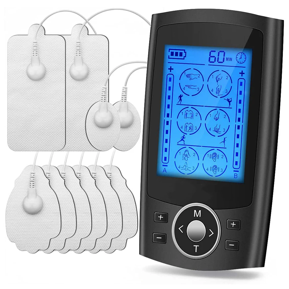 Stimolatore Muscolare A Macchina Tens, Massaggiatore Elettrico Per Stimolazione Ems, Per Alleviare Il Dolore Stimolazione Muscolare Massaggiatore Elet