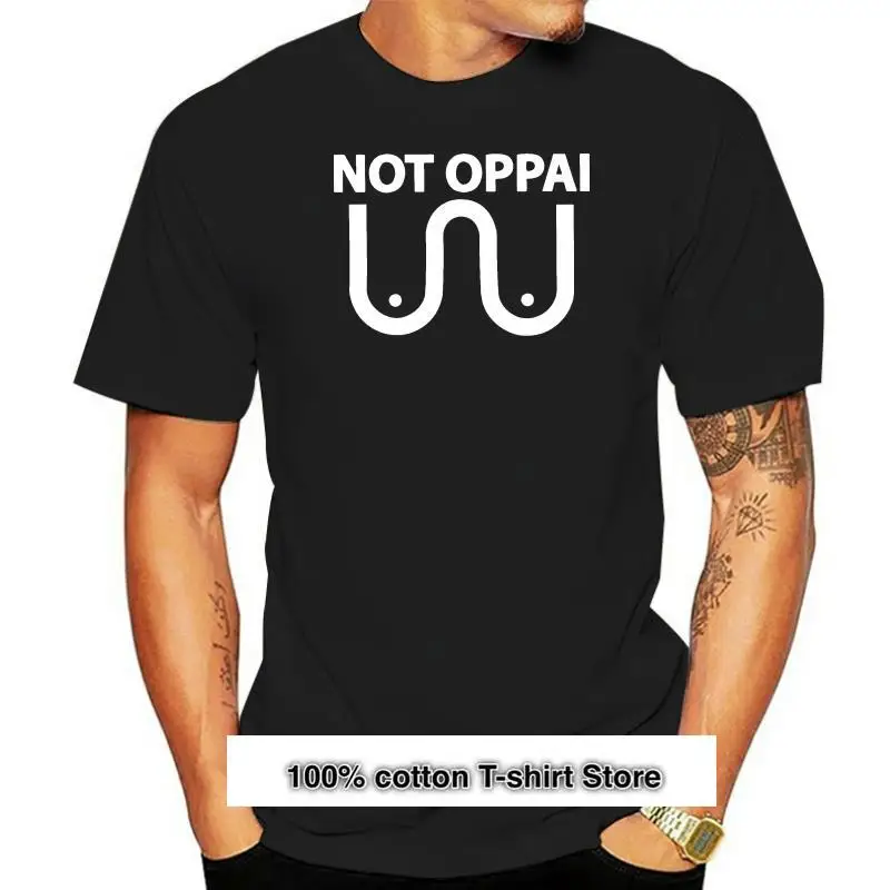 Camiseta Vintage No Oppai One Punch Para Hombre, 100% Algodon, Saitama Opm, Anime, Manga Corta, 6Xl