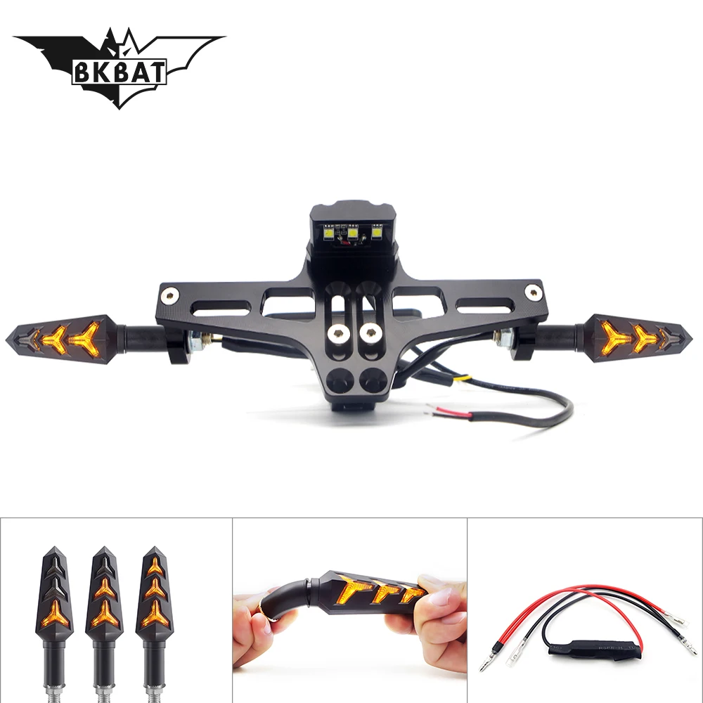 Lampeggiante Moto Led Led Direzionale Per Yamaha Tdm 900 Triumph Tiger 800 Cafe Racer Bmw Benelli Bn302 Spiegel