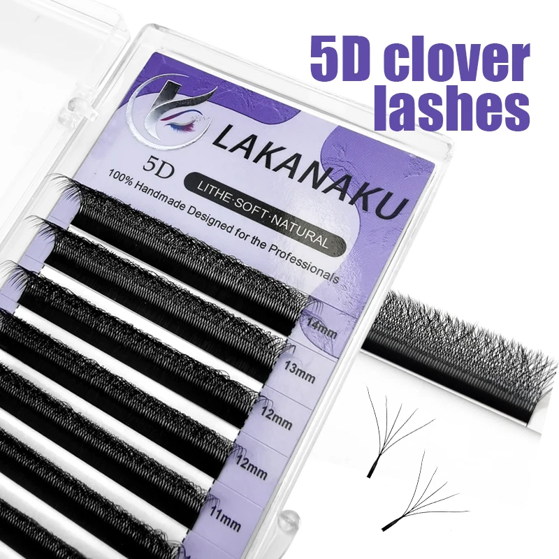 Lakanaku 6D W Forma Extension Ciglia 5D Cilios Volume Fan Lashes W Style Yy Lashes Faux Mink Volume Lashes Ciglia Naturali