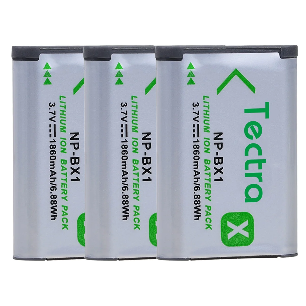Tectra Np-Bx1 Batteria Di Ricambio Per Sony Np-Bx1 E Sony Fdr-X3000R Rx100 Rx100 M7 M6 As300 Dsc-Rx100 Iv,Dsc-Rx100 V/Vii,Zv-1