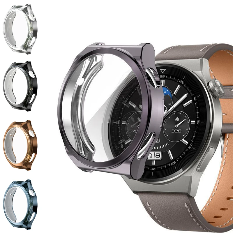 Custodia Protettiva In Tpu Per Huawei Watch 4Pro Protezione A Schermo Intero Huawei Watch 4 Placcatura Guscio Di Protezione Accessori Per Orologi Huaw