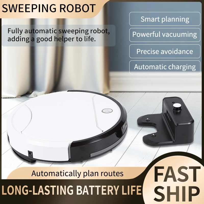 Aspirapolvere Robot Spazzante Ricarica Automatica Telecomando Aspirazione Trascinamento Elettrodomestico Aspirapolvere Senza Fili Bagnato Asciutto