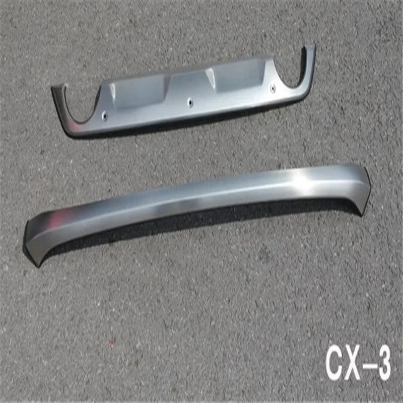 Per 2017 2018 2019 2020 Mazda Cx-3 Cx3 Car Styling In Acciaio Inox Protezione Paraurti Anteriore E Posteriore Copertura Piastra Paramotore