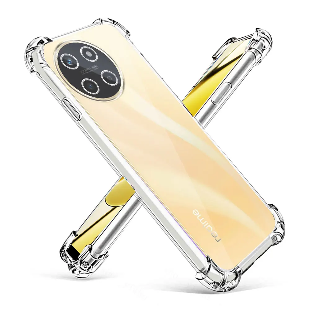 Per Realme 11 Custodia In Silicone Trasparente Custodia Protettiva Morbida O Realme 11X Coque Antiurto Trasparente Per Realme 11 Pro Plus Funda