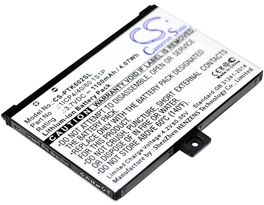 Cameron Sino 1100Mah Batteria Per Il Libro Tascabile Pro 602, Pro 603, Pro 612, Pro 902, Pro 903, Pro 912, Pro 920, Pro 920.W