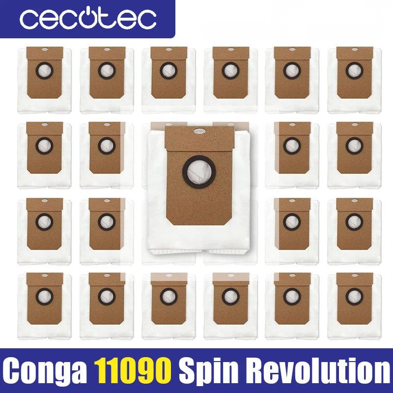 Accessori Per Sacchetti Della Polvere Per Conga 1090/8090 Ultra/10000/ 9090 Ai / 7490/Eufy L50/ L60 Ses /Viomi Alpha 3Pro Parte Dell'Aspirapolvere