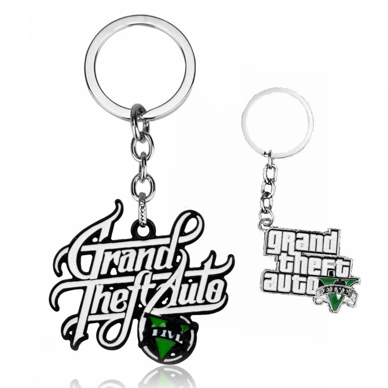 Hot Game Ps4 Gta 5 Gioco Portachiavi Grand Theft Auto 5 Portachiavi Per Gli Uomini Fan Xbox Pc Rockstar Può Drop Shipping