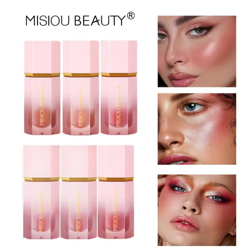 6 Colori Liquid Blush Matte Velve Natural Smooth Cheek Blusher Makeup Rouge Pigmented Face Blusher Creamy Lasting Make Up Tools
