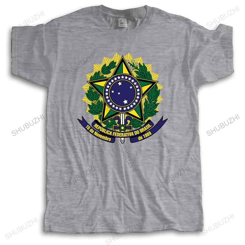 Brasile Coat Of Arms Brasiliano Coat Of Arms Streetwear T-Shirt Da Uomo Devitente Casual Streetwear Hip Hop T Shirt Stampata