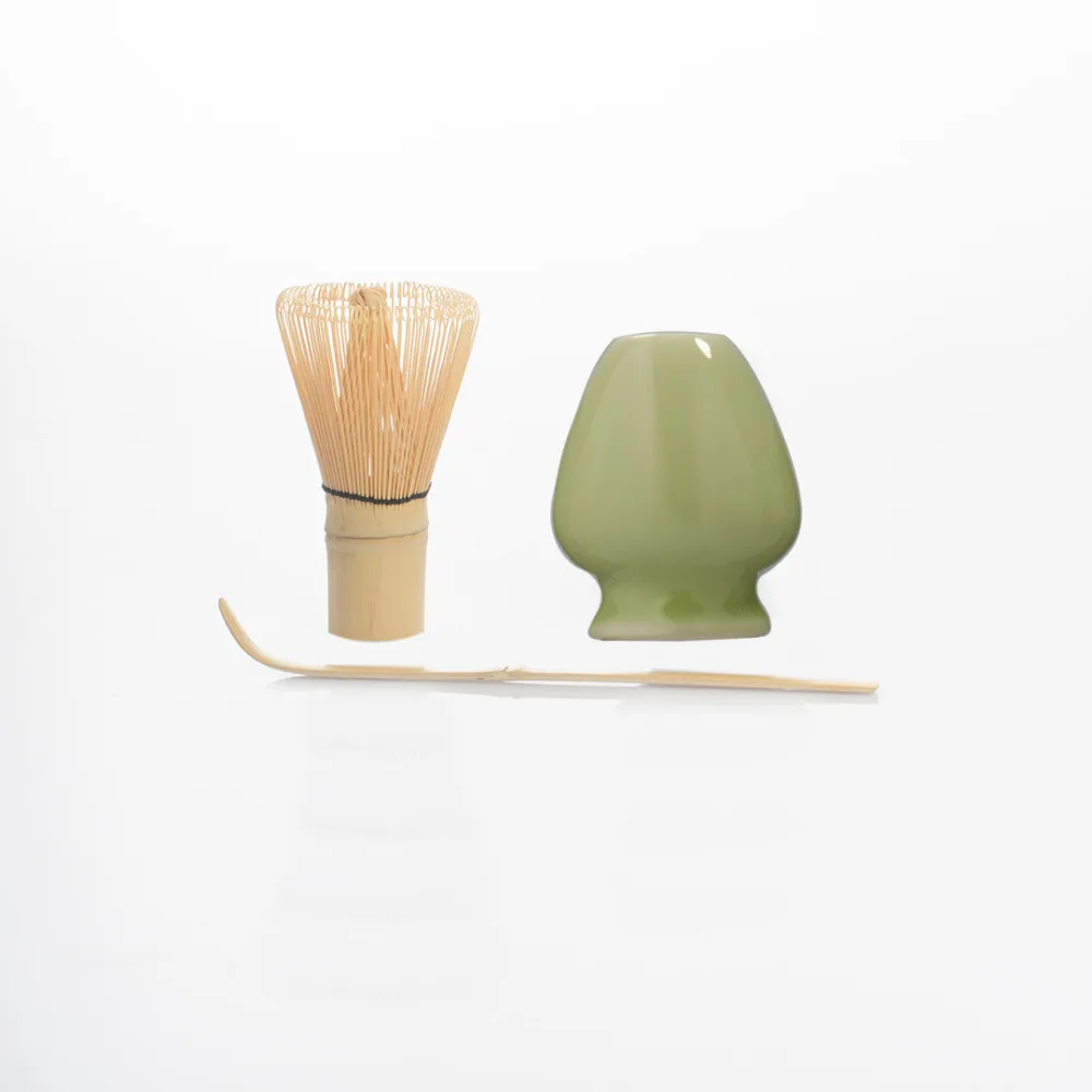 Matcha Fruste + Matcha Tè Cucchiaio + Matcha Fruste Supporto, Vendita Calda Giapponese Matcha Tè Set