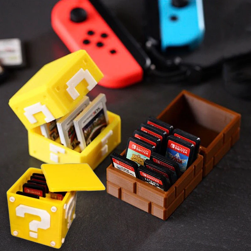 Super Mario Bros Switch Game Card Case Anime Switch Card Holder Per Nintendo Switch/Lite/Oled Protective Game Cards Box Gifts