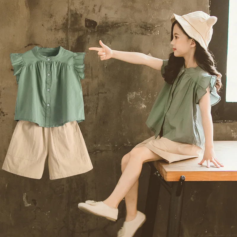 Children Clothing Spring Autumn Patchwork Dress + Dress Girls Clothing Sets Plaid Teen Clothes For Girls 8 10 12 14 Years