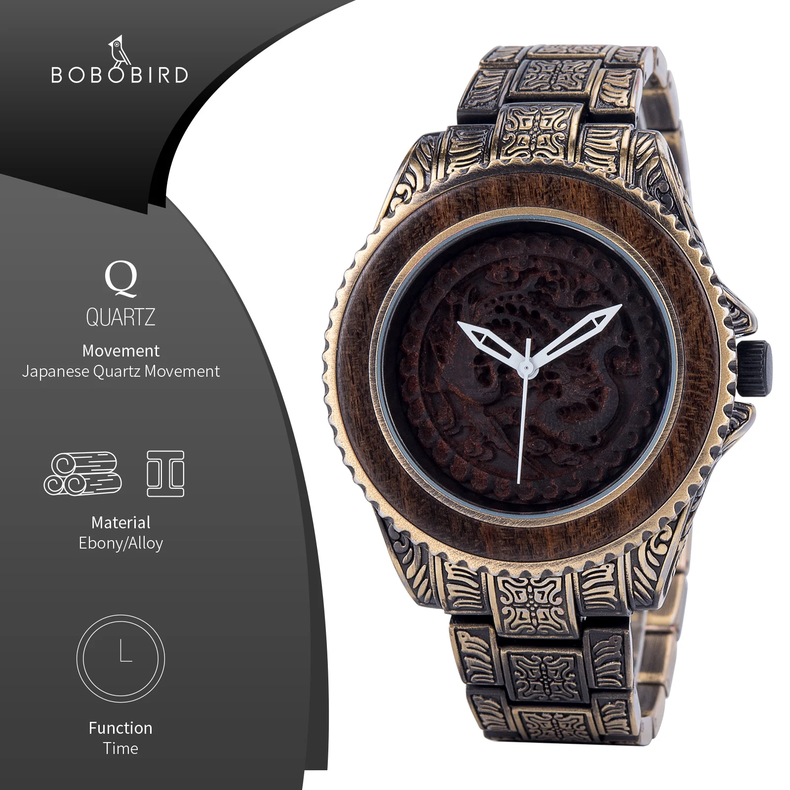 Bobo Bird Orologi Da Uomo Quart Orologio Da Uomo Per Uomo Orologio Da Polso In Legno Orologi Da Uomo Orologio Uomo Orologio Personalizzato