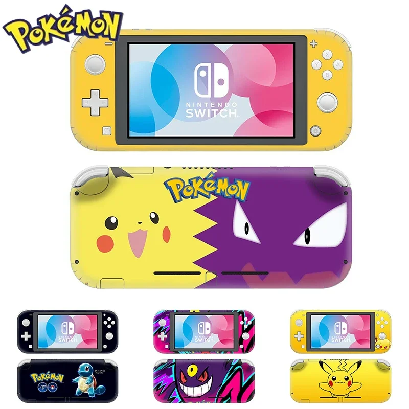 Pokemon Pikachu Gengar Nintendo Switch Stiker Kulit Decal Untuk Nintendo Switch Lite Pelindung Nintendo Switch Lite Stiker Kulit
