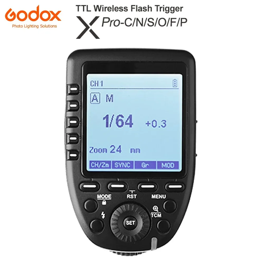 Godox Xpro-C Xpro-N Xpro-S Xpro-F Xpro-O Xpro-P 2.4G Ttl Trasmettitore Trigger Wireless Per Canon Nikon Sony Fuji Olympus Pentax
