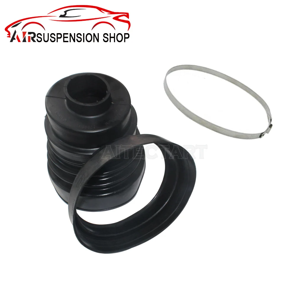 1 Set Posteriore Dust Boot + Aggraffatura Anello Per Land Rover Range Rover Discovery 3 Air Suspension Shock Kit Di Riparazione Rtd501090 Rpd500880