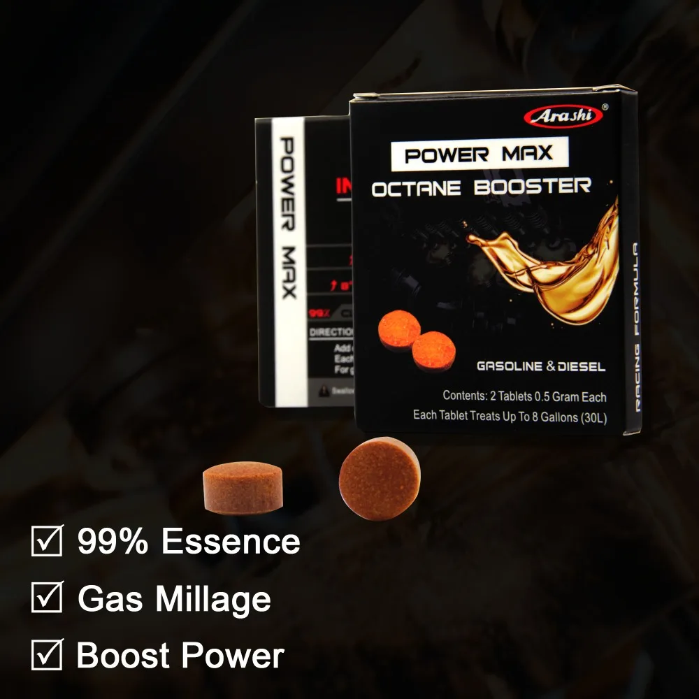 6 Pack Arashi Gas Fuel Diesel Additivo Moto Car Injector Cleaner Clean Fuel System Octano Booster Aumenta Il Risparmio Di Gas Di Potenza