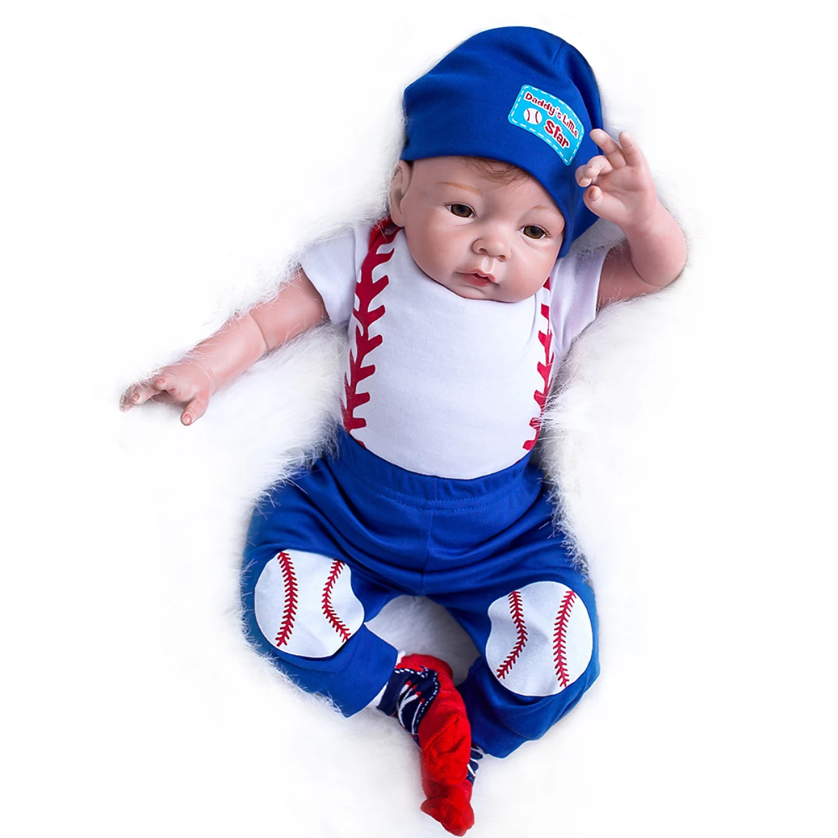 Aww! Reborn Doll Toddler Boy 22 "Baby Newborn Boneca Renascida Life Like Bebe Realistic Berenguer Di Otarddoll