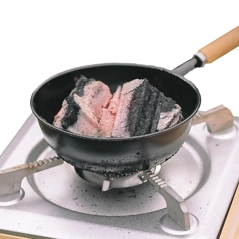 Pentola A Carbone Per Barbecue Manico In Legno Barbecue Strumento Per Bruciare A Carbone Carbone Avviamento A Carbone Griglia A Carbone Avviamento Bar