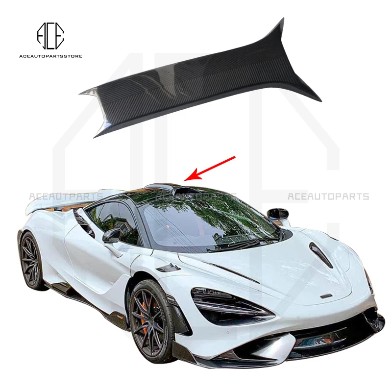 Spedizione Gratuita Nuovo Per Mclaren 720S Accessori In Fibra Di Carbonio N Style Roof Air Scoop Roof Vent High