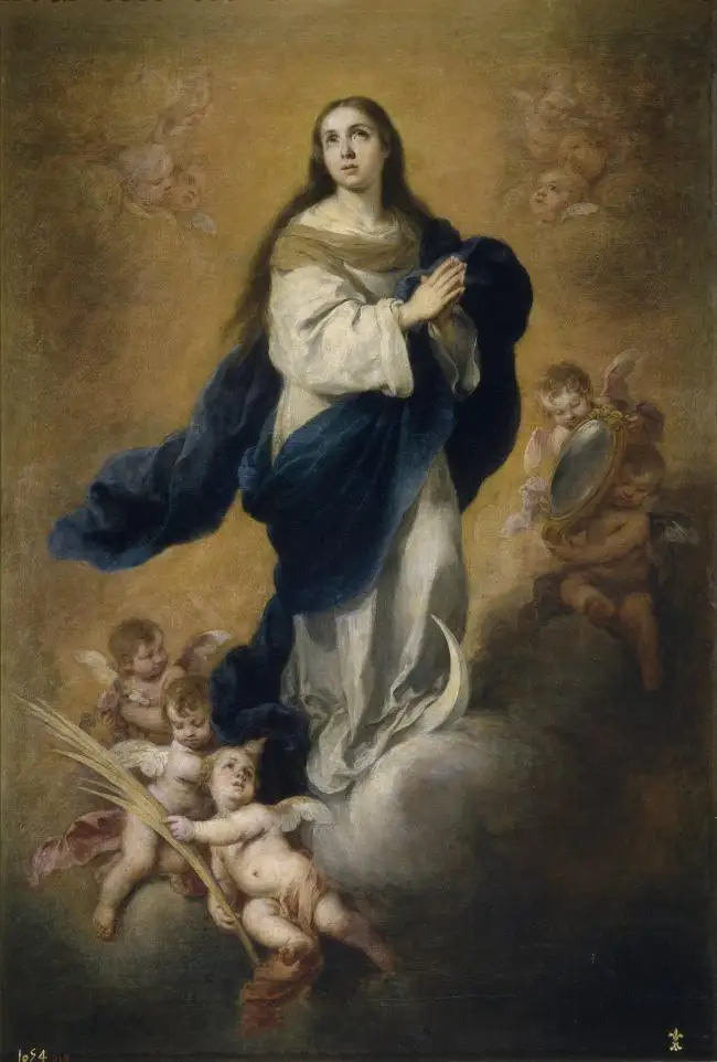 Pittura All'Ingrosso # Top Religion Art # Madonna Angel # La Inmaculada Concepcion # Print Canvas Oil Painting