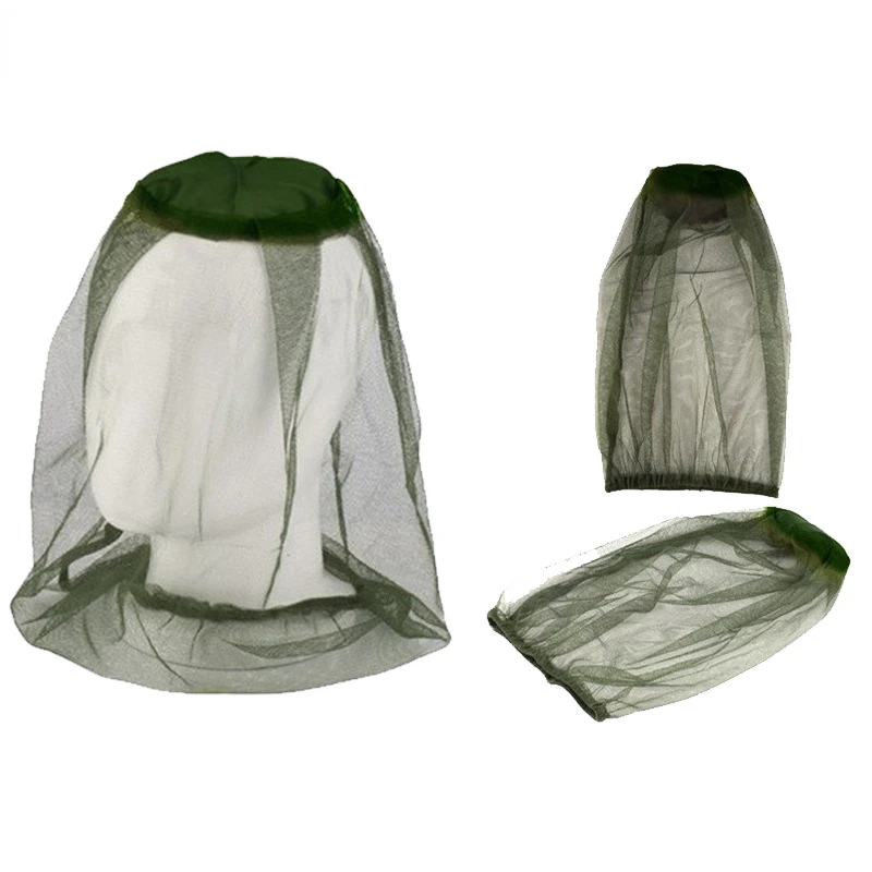 Nuovo Arrivo Safe Travel Camping Mesh Cap Midge Mosquito Insect Hat Bug Mesh Head Net Face Head Protector Mesh
