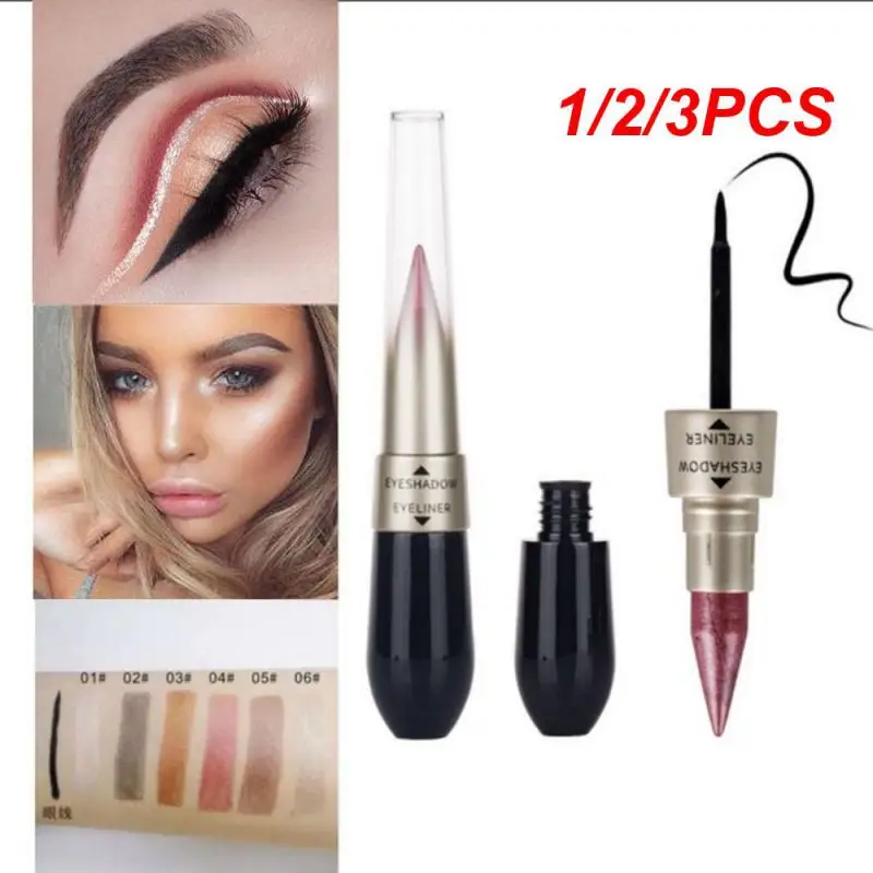 1/2/3 Pz Trucco Glitter All-In-One Penna Ombretto Splendido Ombretto Eyeliner Ultimi Cosmetici Glitter Impermeabile Vendita Calda