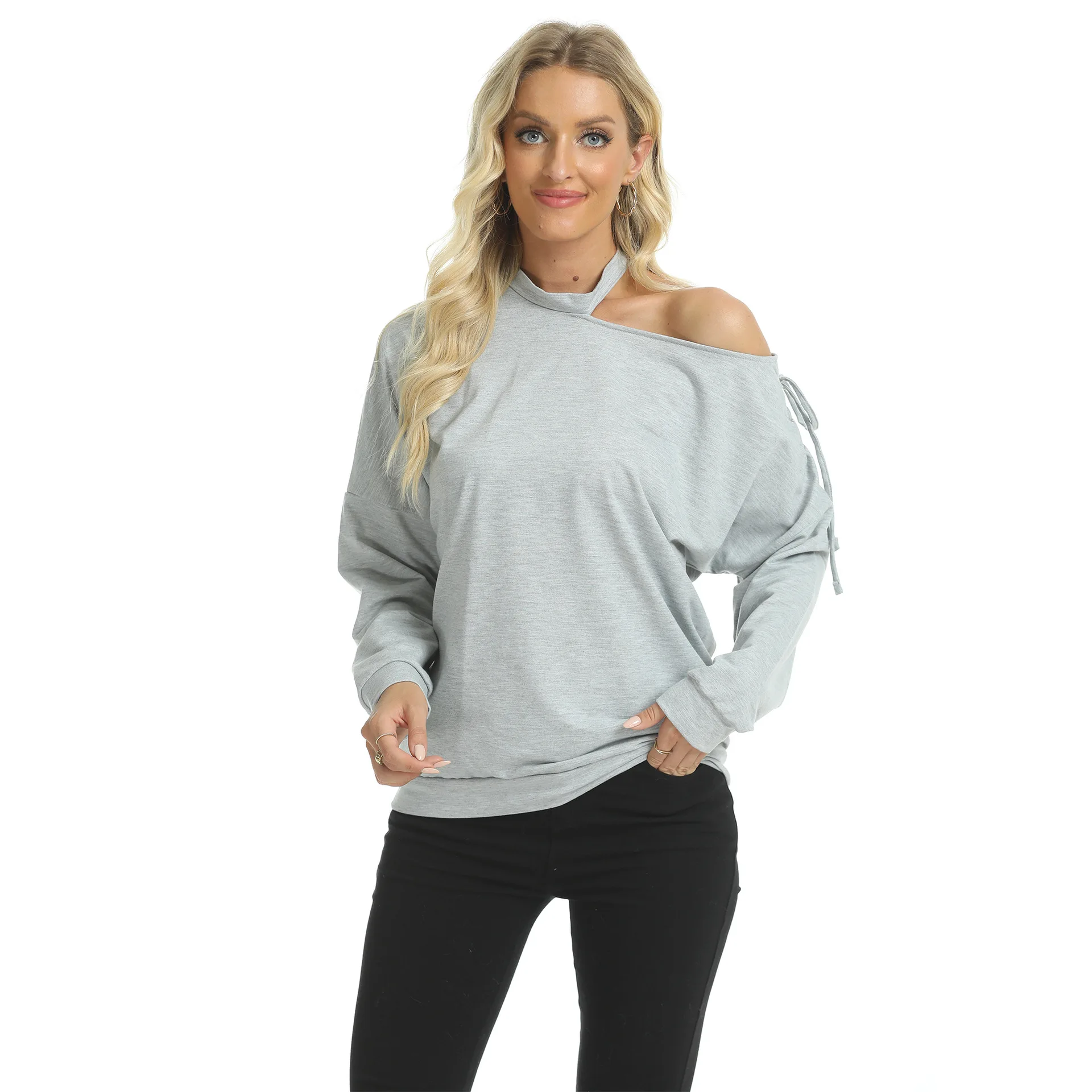 Felpe Con Cappuccio Da Donna Manica Lunga California Felpe Girocollo Pullover Hip Hop Streetwear Girocollo Femminile