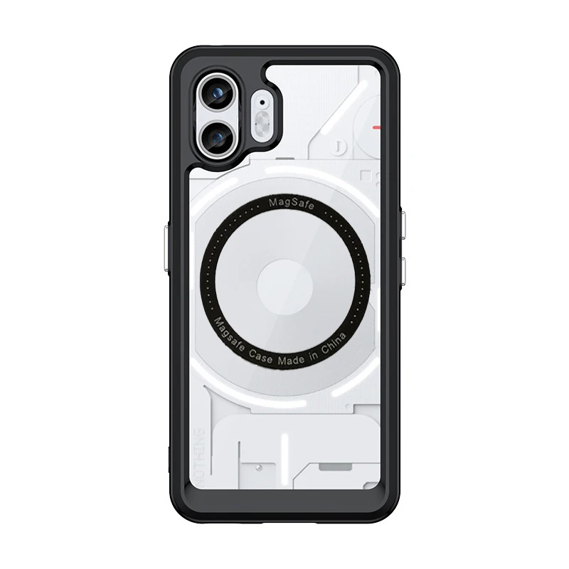 Fashion Clear For Magsafe Case For Nothing Phone 2 Two Phone 1 One Cover Morbida Magnetica Con Ricarica Wireless